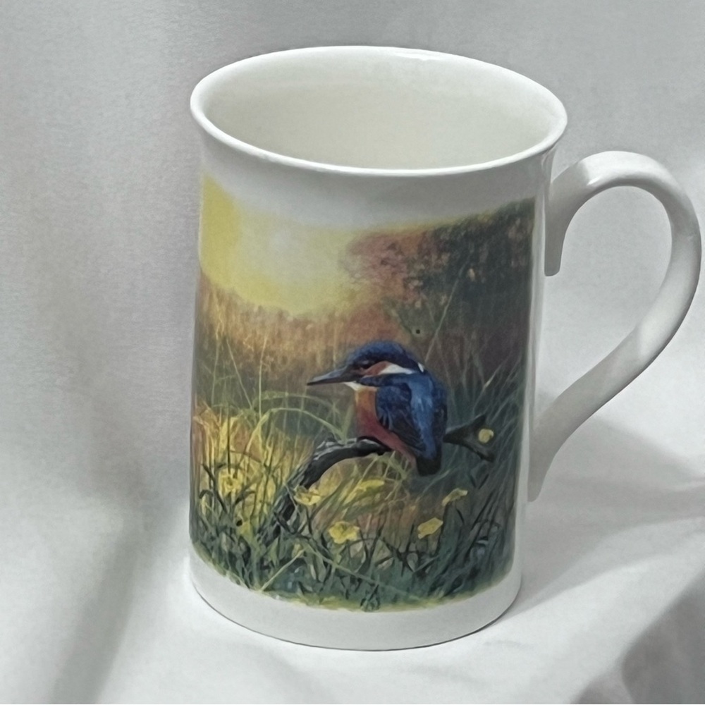 David Feathet - Wildlife Series Ceramic Mug  Kingfisher Design